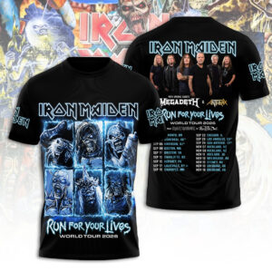 Iron Maiden Tour 2026 3D Apparel – TANTN21934