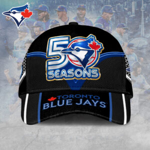 Toronto Blue Jays 50th Anniversary Classic Cap - TANTN21958