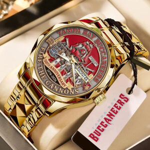 Tampa Bay Buccaneers 50th Anniversary Alloy Luxury Quartz Watch - MAITM15003