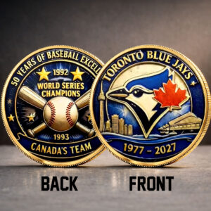 Toronto Blue Jays 50th Anniversary Commemorative Coin - MAITM15229