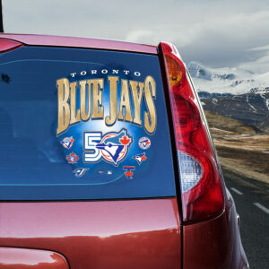 Toronto Blue Jays 50th Anniversary 3D Car Sticker - TANTN21971