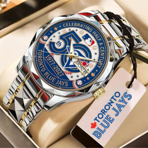 Toronto Blue Jays 50th Anniversary Alloy Luxury Quartz Watch - MAITM15030