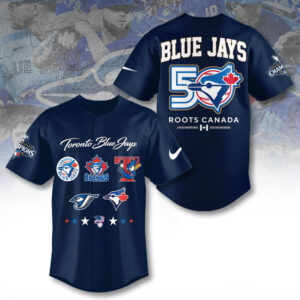 Toronto Blue Jays 50th Anniversary Baseball Jersey - TANTN21947