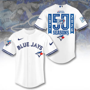 Toronto Blue Jays 50th Anniversary Baseball Jersey - TANTN21973