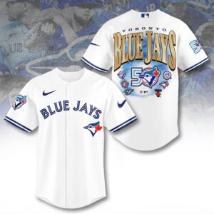 Toronto Blue Jays 50th Anniversary Baseball Jersey - TANTN21974