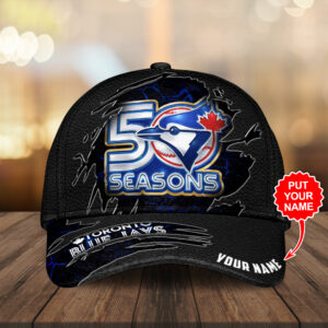 Personalized Toronto Blue Jays 50th Anniversary Classic Cap - TANTN21985