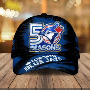 Toronto Blue Jays 50th Anniversary Classic Cap - TANTN21986