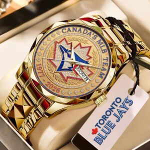Toronto Blue Jays 50th Seasons Alloy Luxury Quartz Watch - TMTHU4728