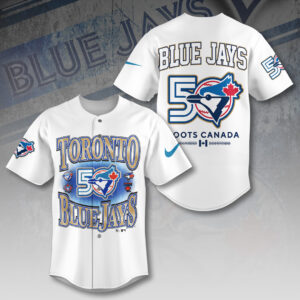 Toronto Blue Jays 50th Anniversary Baseball Jersey - TANTN21948