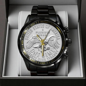 America250 Black Stainless Steel Watch - TANTN21685