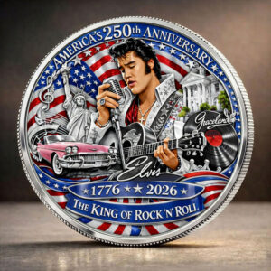 America250 x Elvis Presley Commemorative Coin - TANTN21741