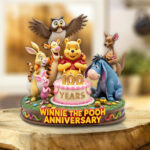 Winnie-the-Pooh 100th Anniversary Custom Shape Acrylic Plaque – TMTHU4527
