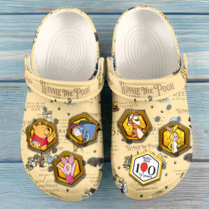 Winnie-the-Pooh 100th Anniversary Custom Clogs - TANTN21797