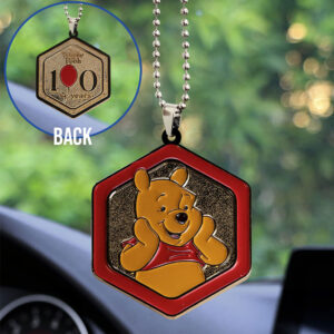 Winnie-the-Pooh 100th Anniversary Custom shape 2-sided Acrylic Car Ornament - TANTN21822