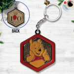Winnie-the-Pooh 100th Anniversary Custom Shape 2-sided Keychain – TANTN21823