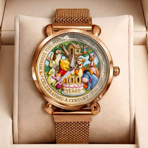 Winnie-the-Pooh 100th Anniversary Mesh Strap Quartz Watch - HOATT16479