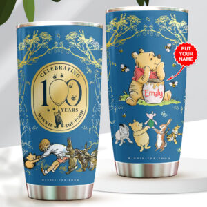 Personalized Winnie-the-Pooh 100th Anniversary Tumbler Cup - VANDH5104
