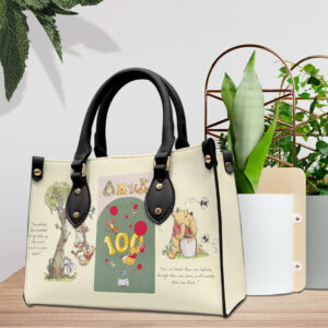 Winnie-the-Pooh 100th Anniversary Leather HandBag - VANDH5138
