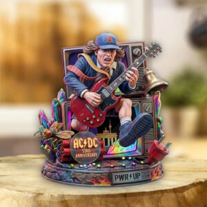 AC/DC 53rd Anniversary 2026 Custom Shape Acrylic Plaque - TMTHU5164