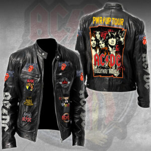 AC/DC Motorcycle Leather Jacket - TMTHU5138