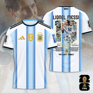 Argentina National Football Team x Lionel Messi 3D Apparel - TANTN21992