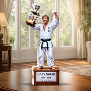 Chuck Norris Custom Shape Acrylic Plaque - HOATT17065