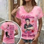 Elvis Presley 3D Women’s V-Neck T-Shirt – HOATT17393