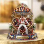 Elvis Presley Custom Shape Acrylic Plaque – TMTHU5437