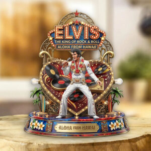 Elvis Presley Custom Shape Acrylic Plaque - TMTHU5437