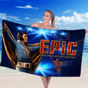 Elvis Presley Rectangle Beach Towel - HOATT17182