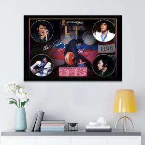 Elvis Presley Rectangle Canvas With Inner Frame - TANTN22027