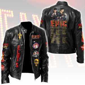 Elvis Presley Motorcycle Leather Jacket - HOATT17268