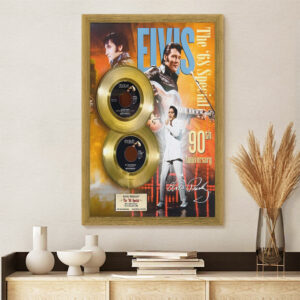Elvis Presley Rectangle Canvas With Inner Frame - TMTHU4431