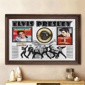 Elvis Presley Rectangle Canvas With Inner Frame - TMTHU4694