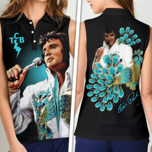 Elvis Presley Women Sleeveless Polo Shirt - HOATT17329