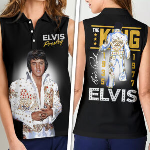 Elvis Presley Women Sleeveless Polo Shirt - HOATT17330