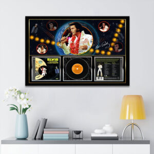 Elvis Presley Rectangle Canvas With Inner Frame - TANTN22029