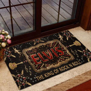 Elvis Presley Custom Doormat - TMTHU4780