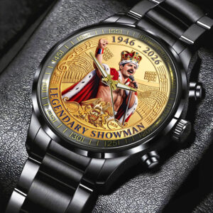 Freddie Mercury 80th Anniversary 2026 Black Stainless Steel Watch - TMTHU5400