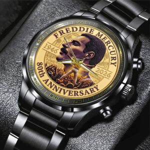 Freddie Mercury 80th Anniversary 2026 Black Stainless Steel Watch - TMTHU5537