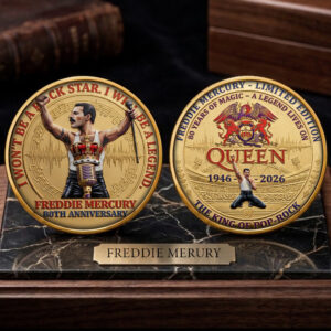Freddie Mercury 80th Anniversary 2026 Commemorative Coin - TMTHU5529