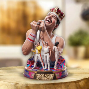 Freddie Mercury 80th Anniversary Custom Shape Acrylic Plaque - TMTHU5335
