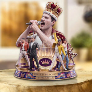 Freddie Mercury 80th Anniversary Custom Shape Acrylic Plaque - TMTHU5375