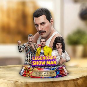 Freddie Mercury 80th Anniversary Custom Shape Acrylic Plaque - TMTHU5433
