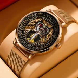 Freddie Mercury 80th Anniversary Mesh Strap Quartz Watch - TMTHU5503