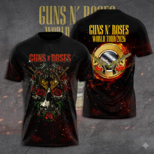 Guns N’ Roses Tour 2026 3D Apparel - GNE6041