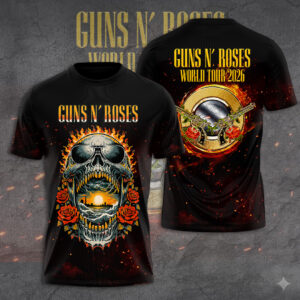 Guns N’ Roses Tour 2026 3D Apparel - GNE6042
