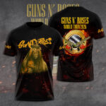 Guns N’ Roses Tour 2026 3D Apparel – GNE6125