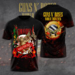 Guns N’ Roses Tour 2026 3D Apparel – GNE6043