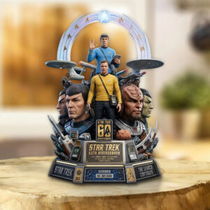 Star Trek 60th Anniversary 2026 Custom Shape Acrylic Plaque - TMTHU5411